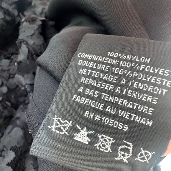 XSCAPE Women's Soutache Lace Long-Sleeve Sheath Dress Black Size 16 Plus NWT - Picture 10 of 12